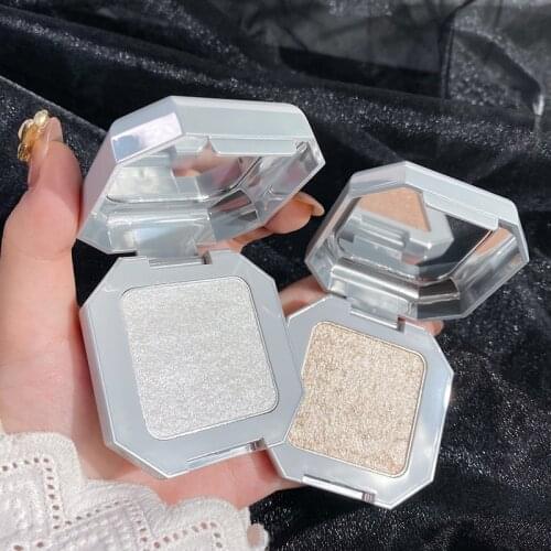 Face Highlighter Palette High Gloss Face Blush Contour Shimmer Brightener Makeup Highlighter Face Bronzer Cheek Blusher Cosmetic