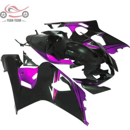 Custom Motorcycle fairings for Suzuki K4 GSXR600 750 2004 2005 04 05 GSXR750 600 black purple aftermarket ABS fairing bodywork