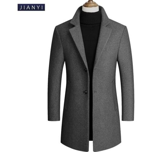 Casual Wool Woolen Cloth Coat MENS Outerwear Trench Coat Mens AliExpress Massive Stocking