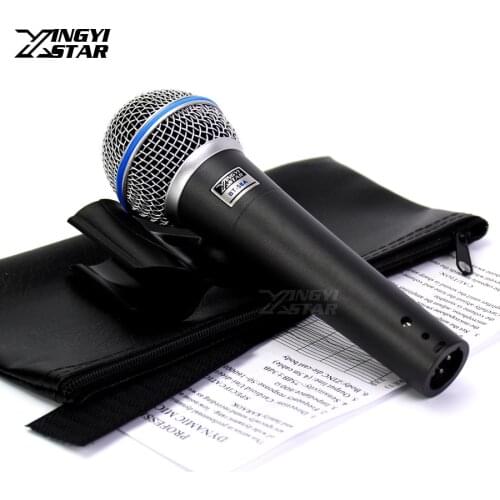 BT58 Professional Dynamic Mic Vocal Handheld Microphone For Beta58A BETA 58A Karaoke Youtube Amplifier Speaker Tour Guide System