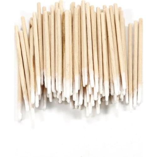 Dropship 300pcs Health Makeup Cosmetics Ear Clean Cotton Swab Buds Sticks Mini Pointed for Tattoo Make Up Cosmetic Clean 7cm