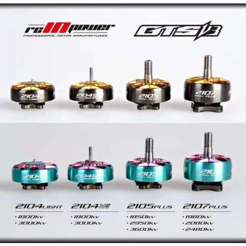 RCinpower GTS V3 2105 plus 1850KV 2950KV 3600KV 3-6S Brushless motor for 5Inch FPV Racing Toothpick Duct Drone