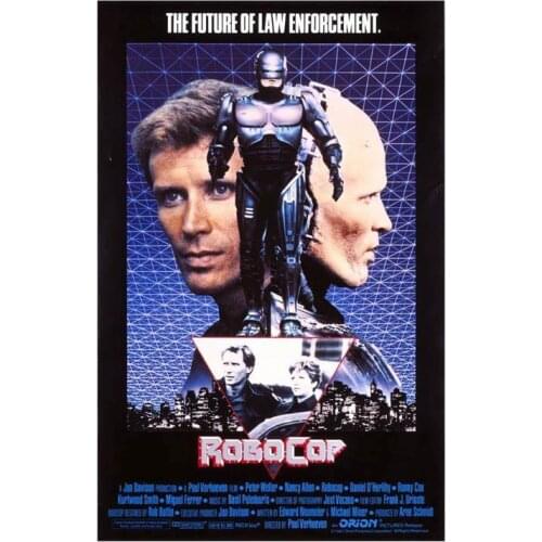 More Style Choose ROBOCOP Movie Film Print Silk Poster Home Wall Decor 24x36inch