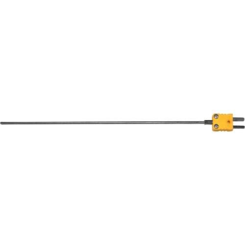 Exposed junction K type thermocouple with connector
