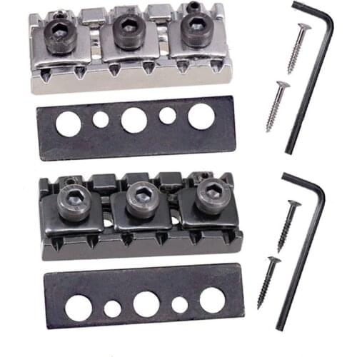 1 Pcs 42.5mm Adjustable Electric Guitar String Locking Nut For Tremolo Bridge guitar accessories parts Musical instrument