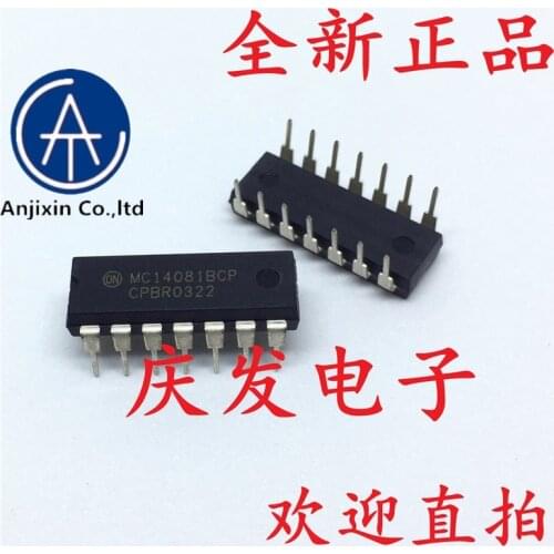 10pcs 100% orginal new real stock MC14081BCP MC14081 logic IC DIP - 14 quality assurance