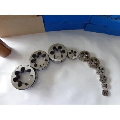 2pcs/set HSS whole high hardness grinding machine tap tapping tapping machine and Round die Tap die Free shipping