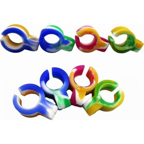 200PCS Silicone Cigarette Holder Tobacco Joint Holder Ring Regular Size Smoking Accessories Gift for Man Women
