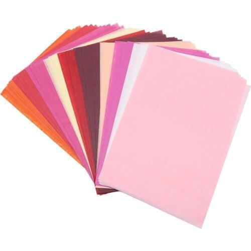 66/80/100sheets Tissue Paper Flower A5 Gift Packaging Home Decoration Festive Party Wedding DIY Gift Wrapping Supplies