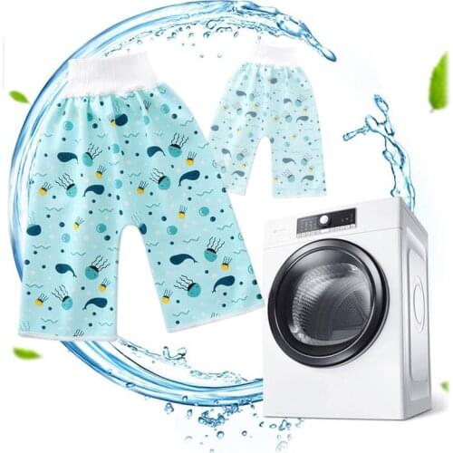 Baby Diaper Shorts Reusable Training Shorts Leakproof Absorbent Washable Soft Breathable Diaper Shorts For Kids #20