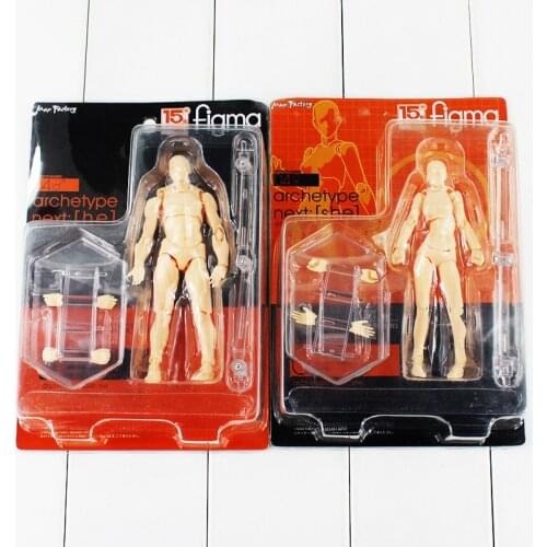 He She PVC Action Figure Human Body Joints Male Female Nude Movable Dolls Anime Models Collections For Children