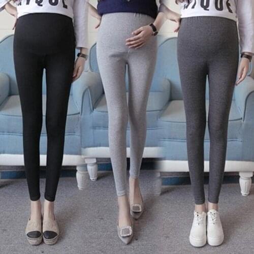 Spring Winter Casual Maternity Legging Elastic Waist Belly Legging Clothes Pregnant Women Autumn Pregnancy Pencil Pants