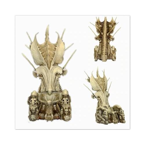 NECA Movie Predator VS Alien Science Monster Skull Seat Throne Elder Predator Toys Action figure Model