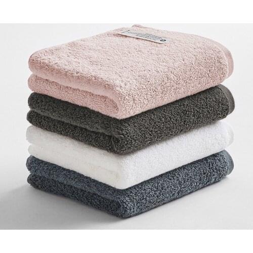 Cotton Bath Towels Universal Beach Swimming Sport Soft Water Absorption Bathroom Hotel Home Wash Face Body Towel Solid Color