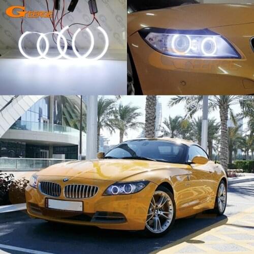 For BMW Z4 E89 Pre Facelift 2009 2010 2011 2012 2013 Excellent Day Light Ultra bright COB led angel eyes halo rings Car styling