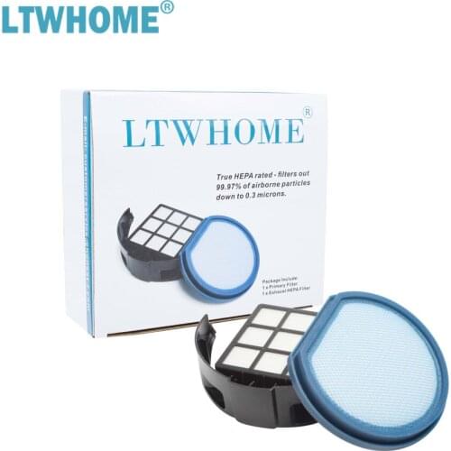 LTWHOME Exhaust Filter and Primary Filter Kit Fit for Hoover T-Series WindTunnel Bagless Upright Filter