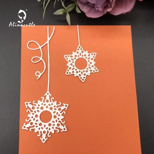 Metal Die Cut Vintage Snowflakes Pendant Scrapbooking Paper Craft Handmade Album Card Punch Art 20102320
