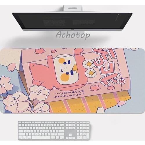 Cute Mouse Pad Gaming Mousepad Mat Gamer Mouse Pad Keyboard Desk Mats Table Carpet Mousepad XL Kawaii For Computer Laptop Pad