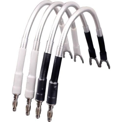 Nordost 4 pcs / Set Sterling Silver Speaker Jumper cables Speaker Plug/interface link cable 20cm
