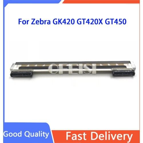 Original New For Zebra GK420 GT420X GT450 GT 420 420X GT 450 Printer head 203DPI Printhead OEM#: KD2004-DF54B Printer Parts