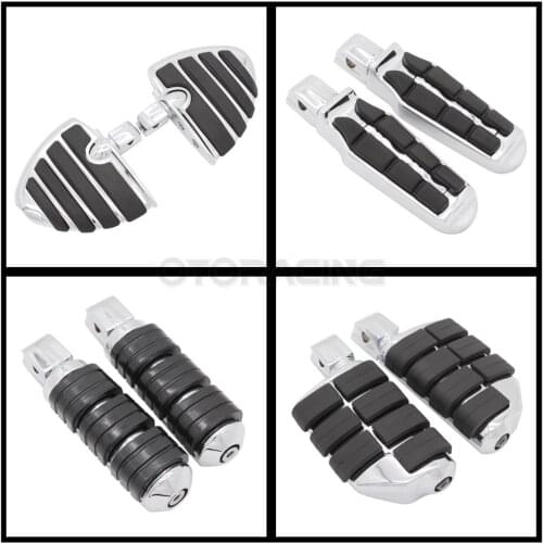 Motorcycle Driver Rider & Rear Passenger Foot Pegs Footrests For Yamaha V-Star Virago 250 2010 2011 2012 2013 2014 2015
