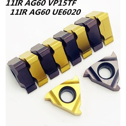 Thread milling cutter 11IR AG60 VP15TF / UE6020 reverse angle internal thread carbide tool CNC machine tool milling thread blade