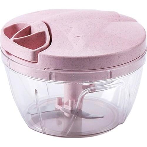 Manual Food Chopper Wheat Straw Stainless Steel String Vegetable Fruits Nuts Onions Mincer Blender Shredder Food Processors