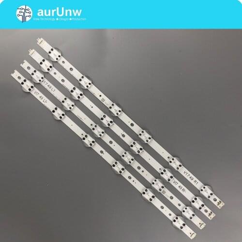 LED Backlight strip 12 lamp For LG 49" V17 ART3 TV JB3B1591A02499 49UV340C 49UJ6565 6916L-2862A 6916L-2863A LC490DGG