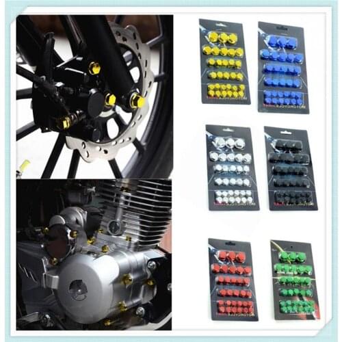 Screw caps Motorcycle Accessories Electroplated Decorative for DL1000 V-STROM GSF1200 BANDIT GSF1250 BANDIT