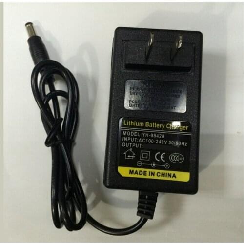 50pcs DHL 18650 Lithium Battery Charger 21V 12.6V 8.4V 2A 100-240V Lithium Li-ion Battery Wall Charger EU US Plug Transformer