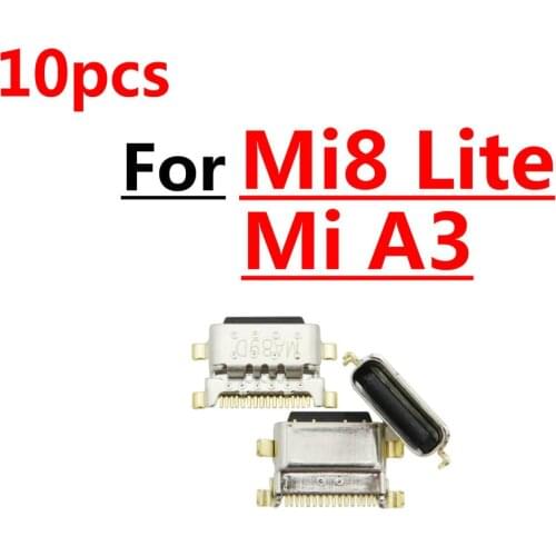 10pcs New Micro USB Plug Charging Port Connector Socket For Xiaomi Mi8 Lite Mi A3