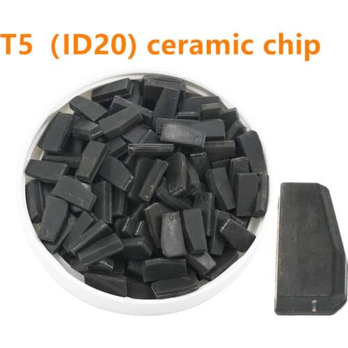 10pcs original car key chip T5 ID20 glass chip auto transponder chip / T5 ID20 ceramic chip / T5 (ID20) PCB chip