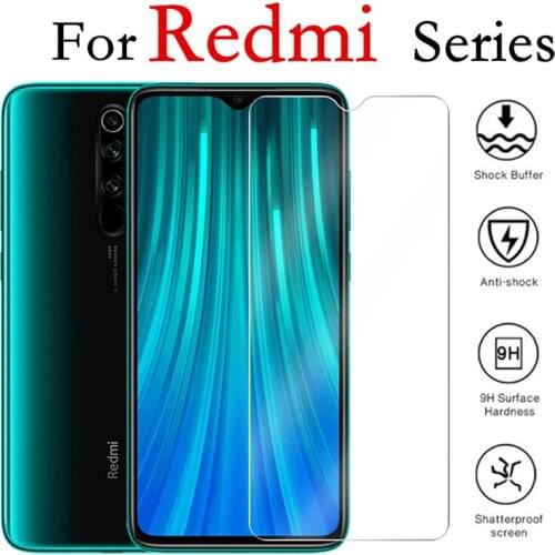 2Pcs 2.5D Protective Glass For Redmi Note 8 Pro 8t Screen Protector Redmi6 Pro Tempered Glass Note 7 Pro Safety Film