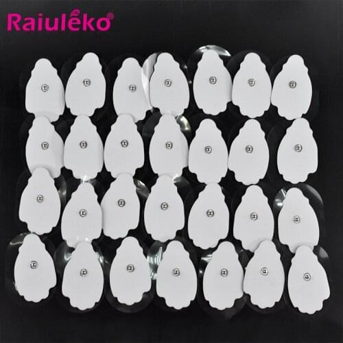 20pcs/10pcs Self Adhesive Replacement Tens Electrode Pads Sector 4.5*7.3cm Muscle Stimulator Electric Digital Machine Massager