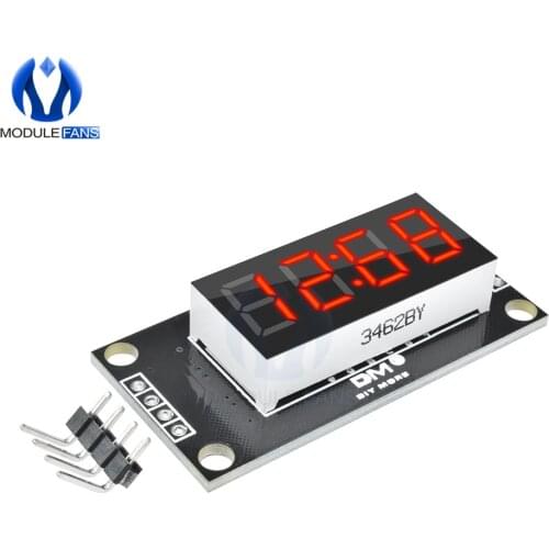 TM1637 4 Bits Digital Tube LED Display Module With Clock Display timekeeper Module 7-segment display