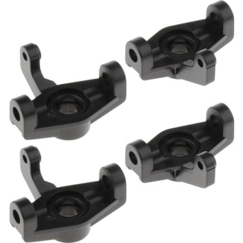 4Pcs 1/14 RC Car Plastic Front Hub Carrier Upgrade Parts for WLtoys 144001