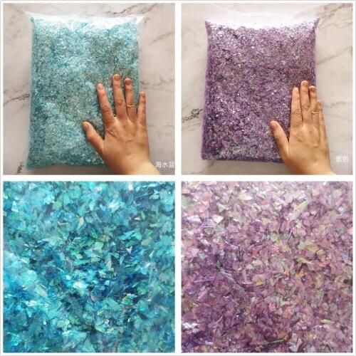 500g Candy Paper 15 Color Shell Paper Slime Filler Clay Toy DIY Slime Accessories Decor Jelly Mud Hand Gum Clay Kid