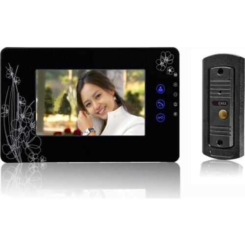 7 Inch Color TFT Monitor Hands-free Video Door Phone