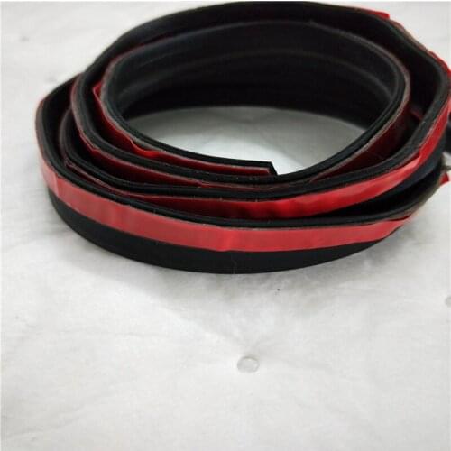 4Meters Z Shape Car Door A B C Pillar Edge Rubber Seal Weatherstrip Hollow Soundproof Dustproof Moulding Trim Protector Adehsive
