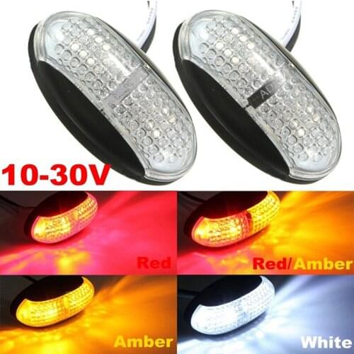 12v / 24v truck side light trailer gap side marking indicator light can dive into with gap light 4led
