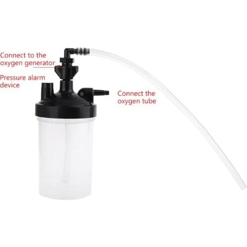 Humidifier Water Bottle and Tubing Connector Elbow 12" for Oxygen Concentrator