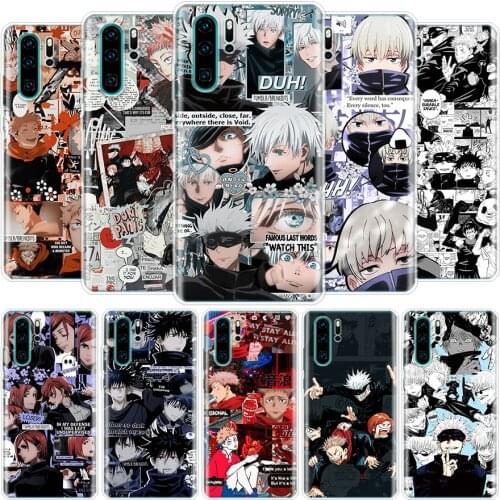 Jujutsu Kaisen Anime Manga Cover Phone Case for Huawei P40 P30 P20 Mate 30 20 10 Pro P10 Lite P Smart Z 2019 Coque Shell