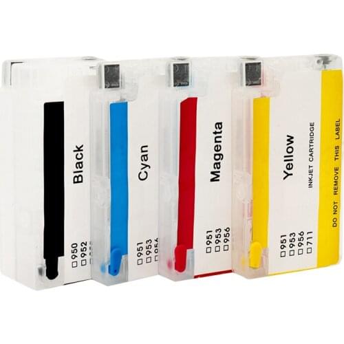 For HP711 Ink Cartridge For hp 711 Compatible Refillable Ink Cartridges with chips for HP Designet T120 T520 printer