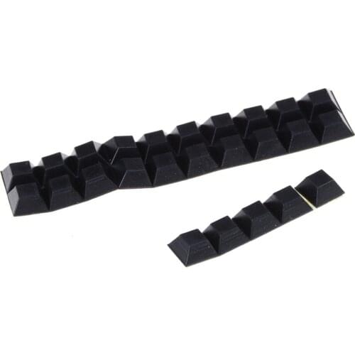Black Rubber Table Chair Furniture Feet Leg Pads Tile Floor Protectors Wholesale 20pcs