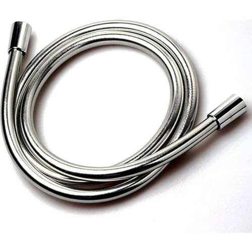 F1/2*F1/2 PVC flexible shower hose silver PVC hose for handheld Showerhead bathroom plumbing hose