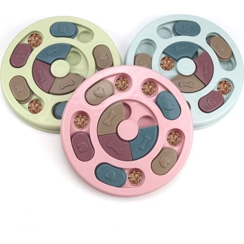 Dog Puzzle Toys Slow Feeder Interactive Increase Puppy IQ Food Dispenser Slowly Eating NonSlip Bowl Pet Cat Dogs Training Game