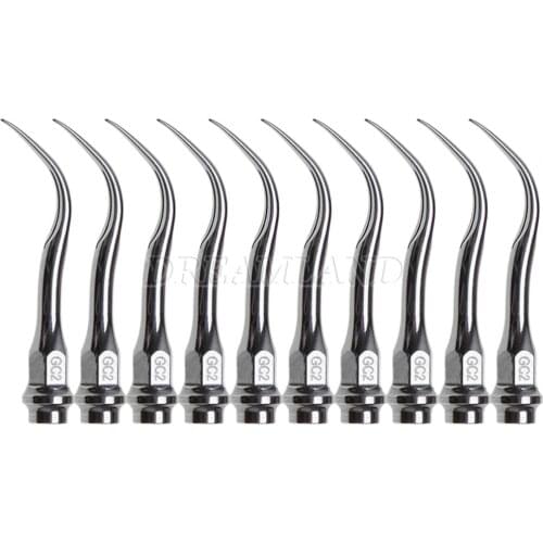 10pcs Sickle Insert GC2 Universal Scaler Tip Fit KaVo PIEZOLux Scaler Ultrasonics Handpiece