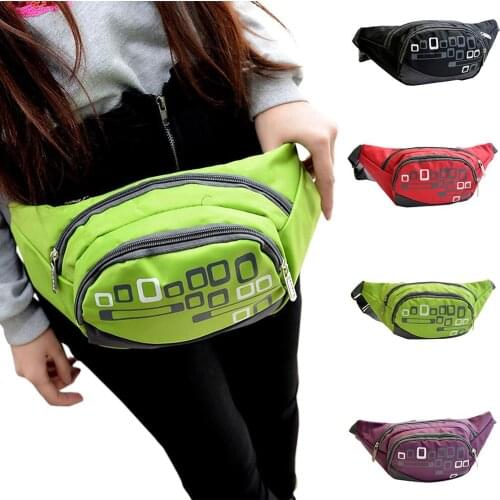 New Running Jogging Belt Bum Waist Pouch Hip Fanny Travel Pack Zip Sports Bag Lightweight Equiment Dropship#0409