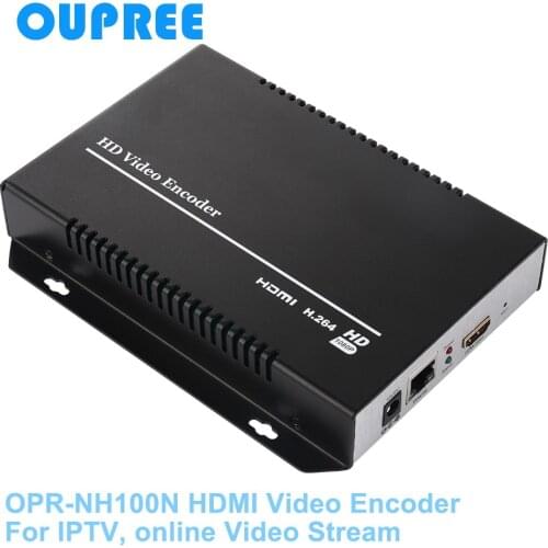 OPR-NH100N Oupree MPEG4 IP Live Streaming Video Encoder H.264 RTMPS HDMI-compatible Encoder IPTV H264 With HLS HTTP RTSP UDP