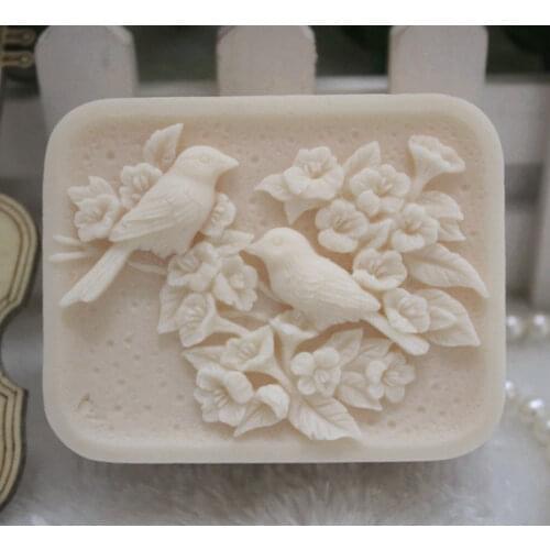 Wholesale!!!1pcs Sweetheart Swallow (ZX240) Silicone Handmade Soap Mold Crafts DIY Silicone Mould